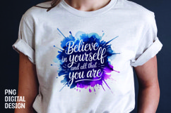 Inspirational quote colorful splash t-shirt sublimation Product Image 1