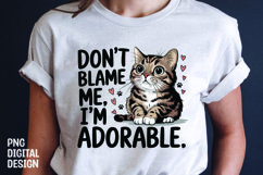 CAT SARCASTIC QUOTE SUBLIMATION T-SHIRT DESIGN Product Image 1