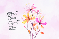 Abstract flower bouquet clipart png Product Image 1