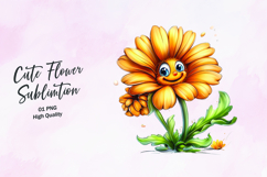 Happy Twinkling Bluebell Clipart, clipart sublimation png Product Image 1