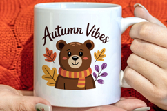 Cute Autumn Season Welcome Clipart PNG Product Image 1