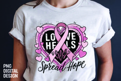 Breast Cancer T-Shirt Sublimation Design Product Image 1