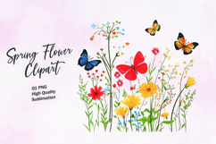 Spring flower clipart Product Image 1