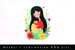Happy mother&#039;s day clipart sublimation design Product Image 1