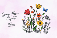 Spring flower clipart Product Image 1