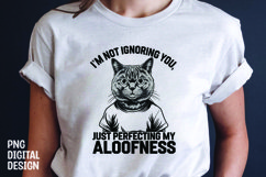 CAT SARCASTIC QUOTE SUBLIMATION T-SHIRT DESIGN Product Image 1