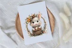 Easter Mouse Clipart | Cute Woodland Animal PNG File Product Image 3