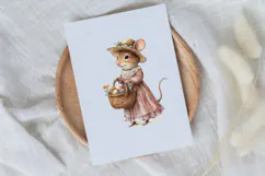 Easter Mouse Clipart | Cute Woodland Animal PNG File Product Image 3