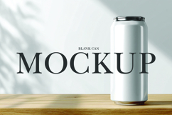 Blank soda can mockup Product Image 1