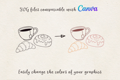 Cozy Coffee and Bakery SVG Bundle Cafe Clipart Set. Product Image 4