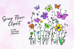 Spring flower clipart Product Image 1