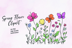Spring flower clipart Product Image 1