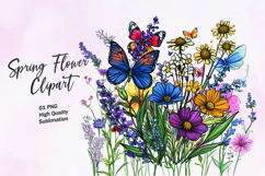 Spring flower clipart Product Image 1
