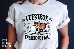 CAT SARCASTIC QUOTE SUBLIMATION T-SHIRT DESIGN Product Image 1