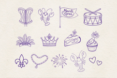 Mardi Gras SVG BUNDLE| Decorative Carnival Clipart. Product Image 3