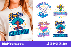 Christian Iridescent Bundle | Christmas Faith Sublimation Product Image 13
