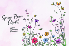 Spring flower clipart Product Image 1