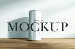 Blank soda can mockup Product Image 1
