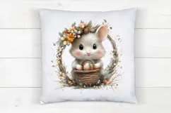 Easter Mouse Clipart | Cute Woodland Animal PNG File Product Image 4