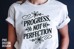 Inspirational quotes with flower t-shirt design png Product Image 1