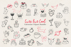 Valentine Doodle Clipart Bundle | Hand-Drawn Love Icons SVG Product Image 1