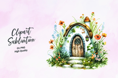 Spring Garden Door Clipart Product Image 1