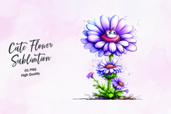Charming Happy Daffodil Clipart, clipart sublimation png Product Image 1