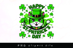 Happy St. Patrick&#039;s Day clipart png design Product Image 1