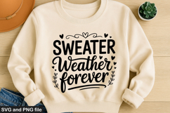 Fall quote svg, autumn svg tshirt design Product Image 1