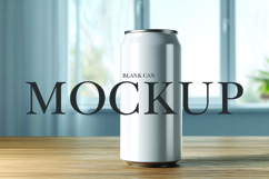 Blank soda can mockup Product Image 1