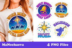 Christian Iridescent Clipart | Christian Phrase Sublimation Product Image 1