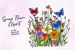 Spring flower clipart Product Image 1