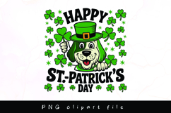 Happy St. Patrick&#039;s Day clipart png design Product Image 1