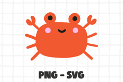 Crab PNG SVG Clipart Product Image 1