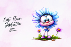 Cheerful Joyful Lily Clipart, clipart sublimation png Product Image 1