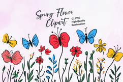 Spring flower clipart Product Image 1