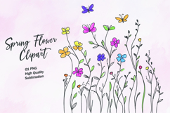 Spring flower clipart Product Image 1