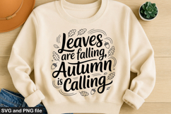 Fall quote svg, autumn svg tshirt design Product Image 1