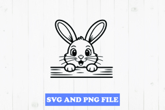 Cute bunny SVG Design for T-Shirts and Mugs Product Image 1