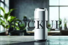 Blank soda can mockup Product Image 1