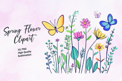 Spring flower clipart Product Image 1