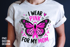 Breast Cancer T-Shirt Sublimation Design Product Image 1