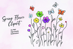 Spring flower clipart Product Image 1