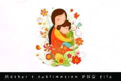 Happy mother&#039;s day clipart sublimation design Product Image 1
