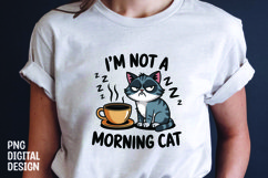 CAT SARCASTIC QUOTE SUBLIMATION T-SHIRT DESIGN Product Image 1
