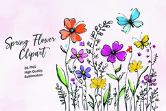 Spring flower clipart Product Image 1
