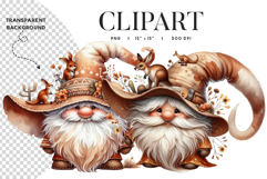 Australian Kangaroo Gnome Clipart PNG Product Image 1