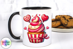 Valentine &amp; Anti-Valentine Cupcake Clipart Bundle, Sarcastic Product Image 6