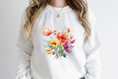 Spring Flowers Watercolor Clipart Bundle Product Image 2