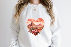 Watercolor Heart Desert Clipart Bundle Product Image 2